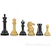 Parthenon Series Ebony and Boxwood Chess Pieces 4.5 Inches
