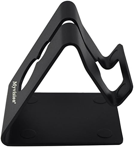 Phone Stand Portable Aluminum Universal Phone Stand Desktop Smartphone Holder (Black Color)