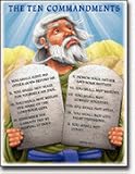 CHARTLET THE TEN COMMANDMENTS