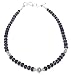 Fashion Necklace Silver Smokeyquartz Gemstone Jewelry 18.25 inches (gnklc205)