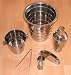 Bar Set,Cocktail Set,6 tlg.,Shaker,Cocktailbesteck,Eiswürfelzange,Sektkühler,Serviettenhalter