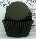 Goldas Kitchen 100 Count Baking Cups, Mini, Black