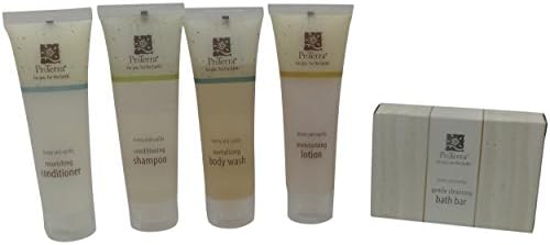 ProTerra Honey &amp; Vanilla Travel Set Shampoo,Conditioner, Lotion, Body Wash, Soap