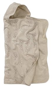 DwellStudio Organic Hooded Towel, Poppy