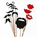 31PCS Colorful Props On A Stick Mustache Photo Booth Party Fun Wedding Christmas Birthday Favor