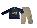 Toddler Boys 2pc Madagascar Fleece Corduroy Pants Set