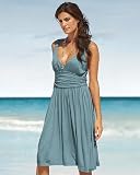 V-neck dress (misses L BLACK)