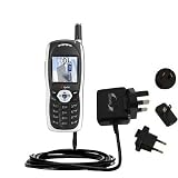 International Wall / AC Charger for the Audiovox CDM 8400 - Gomadic Brand w/ TipExchange Technology