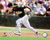 Rickey Henderson A's Stealing Base 8x10 Photo