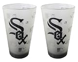 Chicago White Sox Frosted Pint Glass (16-Ounce, Set of 2)