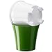 Santino Self Watering Planter Arte 8.6 Inch Green/Black Indoor Flower Pot for All House Plants, Flowers, Herbs, Succulents