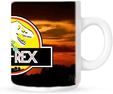 TEA REX Dinosaur with Tea Cup Jurassic Park Inspired Movie Coffee Mug