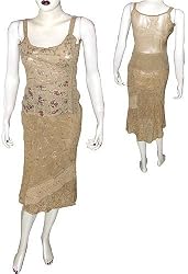 Women's Skirt Sets in Georgette Embroidery Womens Casual Sundresses Size P (skts096)