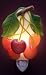 Cherries Night Light - Ibis & Orchid Flowers of Light Collection