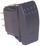 Sierra International RK19480 DPDT Momentary On-Off-Mom Marine Rocker Switch