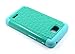 Thousand Eight(TM) For LG Optimus L70 Diamond Studded Silicone Rubber Skin Hard Case + [FREE LCD Screen Protector Shield(Ultra Clear)+Touch Screen Stylus] (Diamond Teal/Green)
