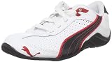 Puma Millennius Ballistic JR Sneaker ,White/Black/Ribbon Red,6 M US Big Kid