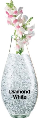 Centerpiece Wedding Tower Vase Filler - Makes 16 Gallons (Bulk 1lb Package) (Crystals, White)