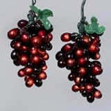Kurt Adler Burgundy Grapevine Lights