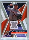Jeremy Bonderman 2008 Upper Deck X Baseball Game Worn Jersey Swatch Card #UDXM-BO / Detroit Tigers