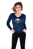 Buffalo Sabres Women's Burnout Thermal Top - By Alyssa Milano