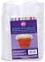 Gelatin Plastic Shot Glass with Lid 2-1/2-Ounce, 40-Pack, Clear