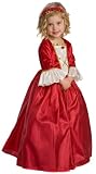Little Girls Red Winter Beauty Dress Up Costume S-XL