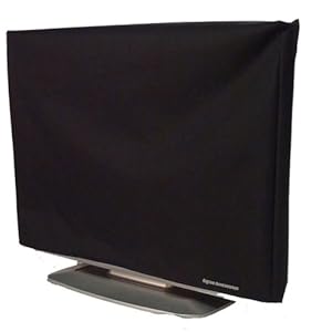 55 Inch Waterproof TV Dust Cover - Landscape Painting Design, Anti-Static Fabric Protector For LCD/LED Screens
