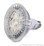 電球型LEDランプ　BR30（9W/120°照射)　AE-B309IBWW 温白色　クリア エコ活動