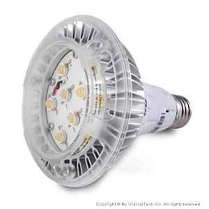 【クリックで詳細表示】電球型LEDランプ BR30(9W/120°照射) AE-B309IBWW 温白色 クリア