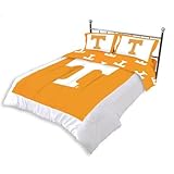 Tennessee Volunteers NCAA Comforter Set (Rotary-Solid) (Full)