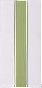 Gourmet Classics Green Honeycomb Banded Towel