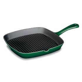 Cuisinart Chef's Classic Enamel Cast-Iron Square Grill Pan