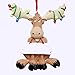 Personalized Christmas Moose Ornament - Free Customization