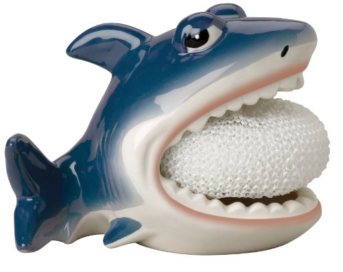 Boston Warehouse Shark Scrubby Holder