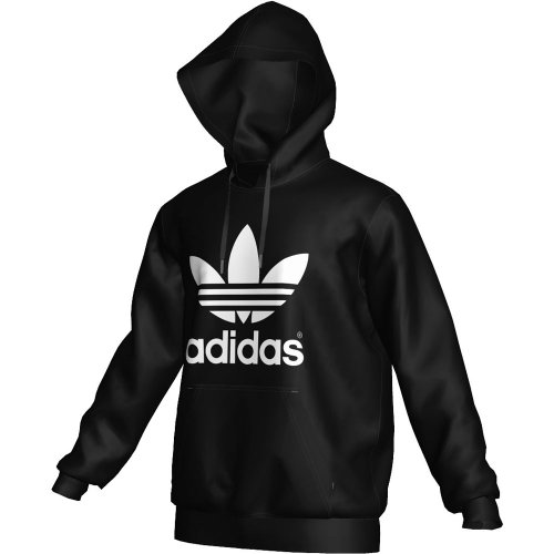 Adidas Herren T-Shirt ADI Trefoil Hoody, black/white, L, X41186 Preisvergleich