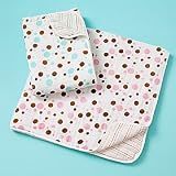 Aden & Anais Cotton Baby Blanket - Dream Blanket (Aqua/Brown) 47x47