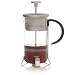 HuesNBrews 12 Ounce Satin/Black French Press, 1 Pack 