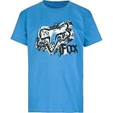 FOX Checkered Past Boys T-Shirt - Blue