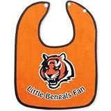 Cincinnati Bengals Two-Toned Snap Baby Bib