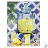 Glass Beverage Dispenser Sangria Alcohol Party Event Wedding