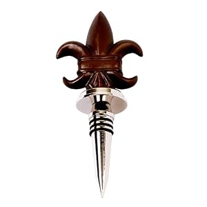 Fleur de Lis Wine Stopper by