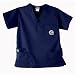Georgetown Hoyas NCAA GelScrubs 5 Pocket Top (Navy)