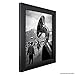 Craig Frames 1WB3BK 18 by 24-Inch Picture Frame, Smooth Wrap Finish, 1-Inch Wide, Black