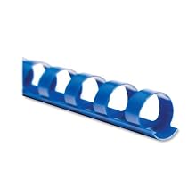 GBC CombBind Binding Spines, 0.375 Inch Spine, Navy, 25 Spines per Pack (4090267)