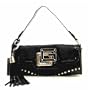 Guess Dream Half Flap Black Vinyl Ladies Handbag Purse