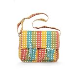 Olive N Figs 100% Pure Cotton Polka Dots Messenger Bag