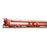 IPA Twin Double Deck Car Transporter 'STVA' Red