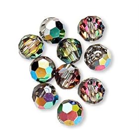 Swarovski Crystal #5000 Round 6mm Vitrail Med. Beads (10)