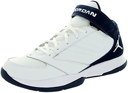 Nike Jordan Men's Jordan BCT Mid 3 White/White/Midnight Navy Basketball Shoe 11 Men US